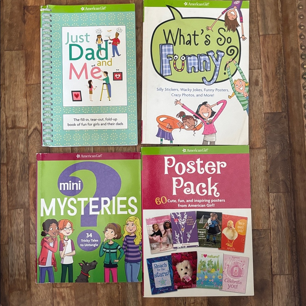 4 Interactive American Girl Doll books